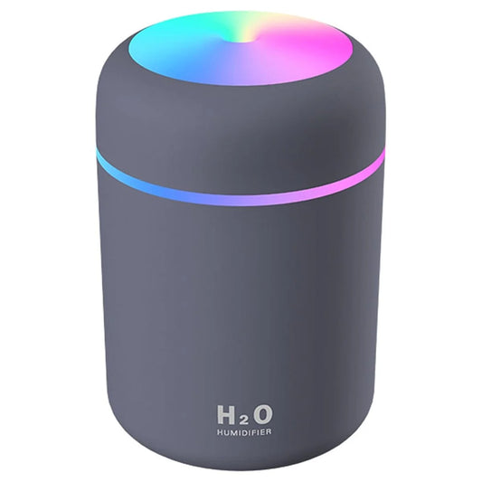 Colorful Cool Mini Humidifier, USB Personal Desktop Humidifier for Car, Office Room, Bedroom,Etc. Auto Shut-Off, 2 Mist Modes, Super Quiet. (Navy)