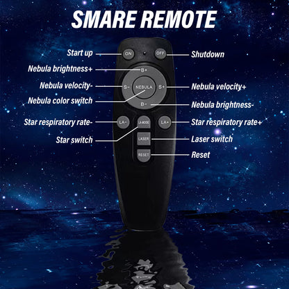 Astronaut Galaxy Projector, 8 Nebula Effects Galaxy Star Projector with Smare Remote Control, 360° Rotation Night Light for Valentines Day Gift/Birthday Gifts for Family, Friends