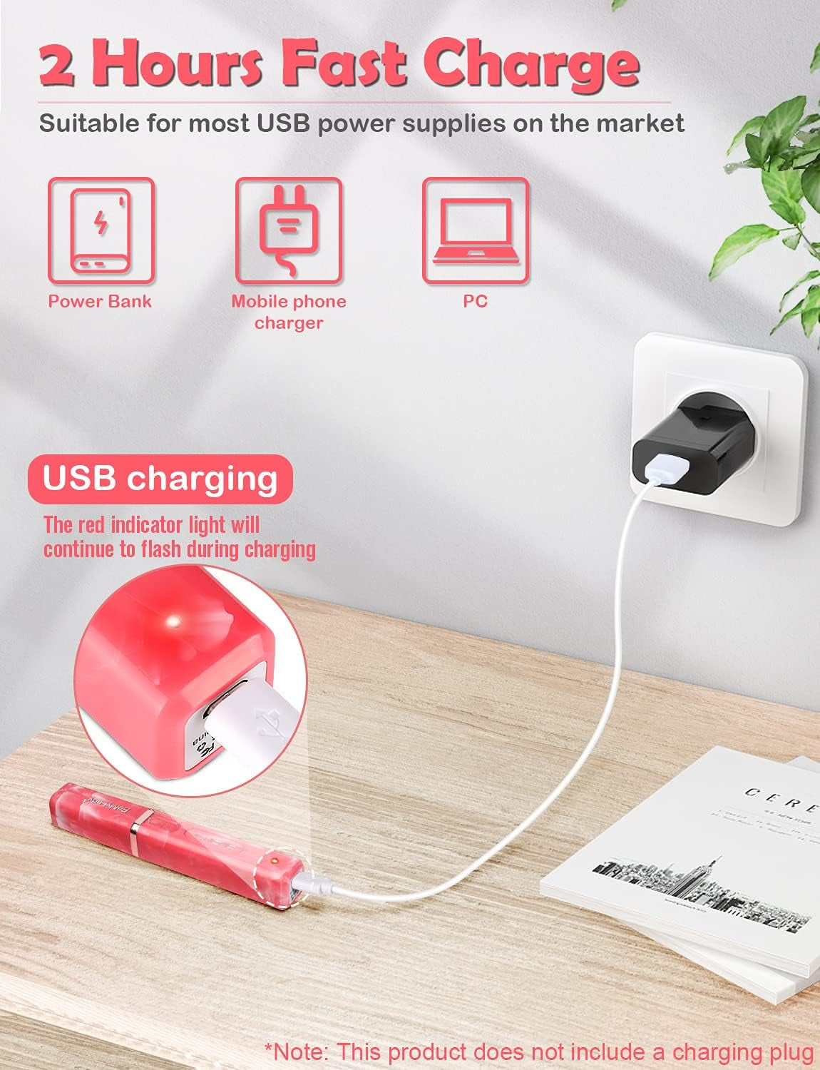 Heated Eyelash Curler, Electric Eyelash Curler USB Rechargeable for Quick Natural Curling, Long Lasting Curl Eyelashes Tool Valentine'S & Christmas Gifts for Women - Watermelon Powder